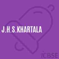J.H.S.Khartala Middle School Logo