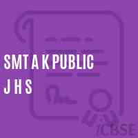 Smt A K Public J H S Middle School Logo