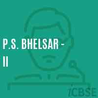 P.S. Bhelsar - Ii Primary School Logo