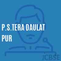 P.S.Tera Daulat Pur Primary School Logo