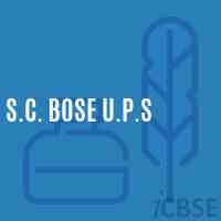 S.C. Bose U.P.S Middle School Logo