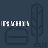 Ups Achhola Middle School Logo