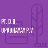 Pt. D.D. Upadhayay P.V Middle School Logo
