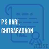 P S Hari. Chitbaragaon Primary School Logo