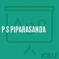 P S Piparasanda Primary School Logo