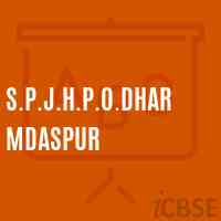 S.P.J.H.P.0.Dharmdaspur Primary School Logo
