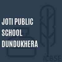 Joti Public School Dundukhera Logo