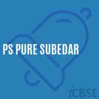 Ps Pure Subedar Primary School Logo