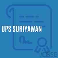 Ups Suriyawan Middle School Logo