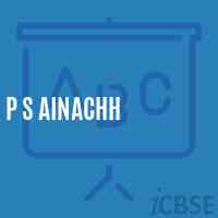 P S Ainachh Primary School Logo