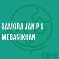 Samgra Jan P S Medanikhan Primary School Logo