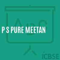 P S Pure Meetan Primary School Logo