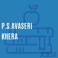 P.S.Avaseri Khera Primary School Logo