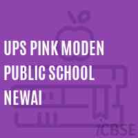 Ups Pink Moden Public School Newai Logo