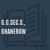 G.G.Sec.S., Ghanerow Secondary School Logo