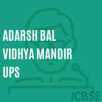Adarsh Bal Vidhya Mandir Ups Secondary School Logo