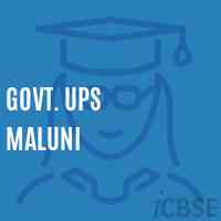 Govt. Ups Maluni Middle School Logo