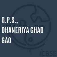 G.P.S., Dhaneriya Ghad Gao Primary School Logo