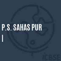 P.S. Sahas Pur | Primary School Logo