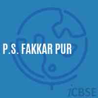 P.S. Fakkar Pur Primary School Logo