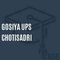 Gosiya Ups Chotisadri Middle School Logo