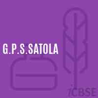 G.P.S.Satola Primary School Logo