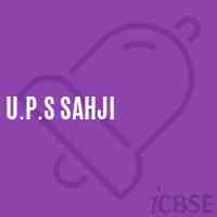 U.P.S Sahji Middle School Logo