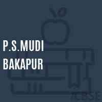P.S.Mudi Bakapur Primary School Logo