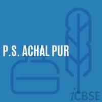 P.S. Achal Pur Primary School Logo