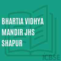 Bhartia Vidhya Mandir Jhs Shapur Middle School Logo