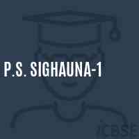 P.S. Sighauna-1 Primary School Logo