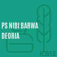 Ps Nibi Barwa Deoria Primary School Logo