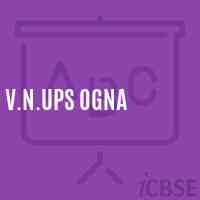 V.N.Ups Ogna Primary School Logo