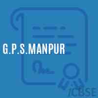 G.P.S.Manpur Primary School Logo