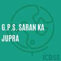G.P.S. Saran Ka Jupra Primary School Logo