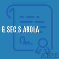 G.Sec.S.Akola Secondary School Logo
