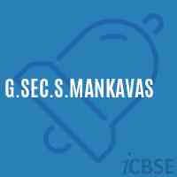 G.Sec.S.Mankavas Secondary School Logo