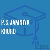 P.S.Jamniya Khurd Primary School Logo