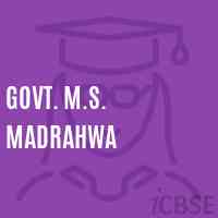 Govt. M.S. Madrahwa Middle School Logo
