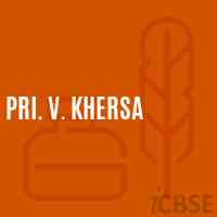 Pri. V. Khersa Primary School Logo