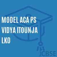 Model Aca Ps Vidya Itounja Lko Primary School Logo