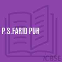 P.S.Farid Pur Primary School Logo