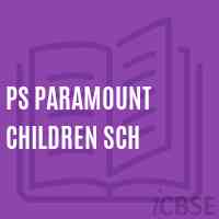 Ps Paramount Children Sch Primary School Logo