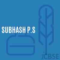 Subhash P.S Primary School Logo
