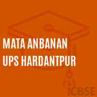 Mata Anbanan Ups Hardantpur Middle School Logo