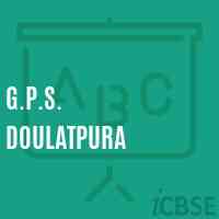 G.P.S. Doulatpura Primary School Logo