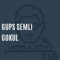 Gups Semli Gokul Middle School Logo