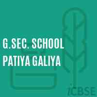 G.Sec. School Patiya Galiya Logo