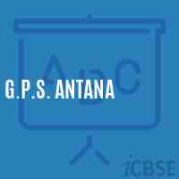 G.P.S. Antana Primary School Logo