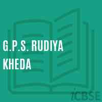 G.P.S. Rudiya Kheda Primary School Logo